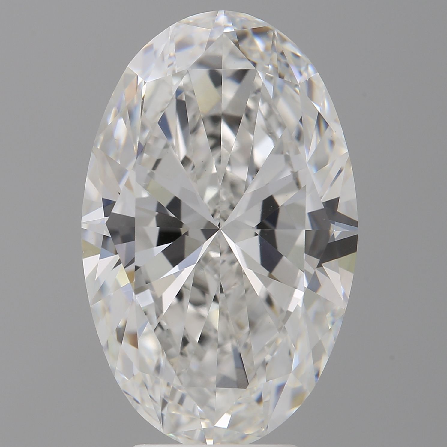 6.03 ct. oval Lab Grown Diamond front image