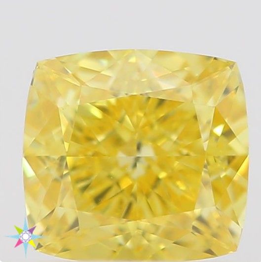 Diament 0.5 ct Fancy Vivid Yellow/VS2