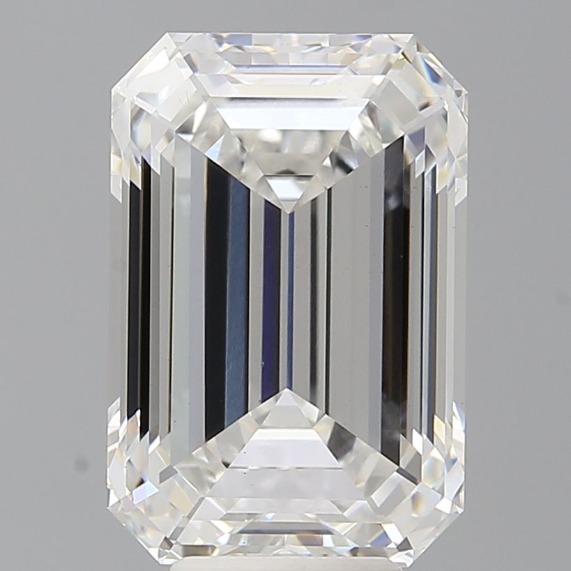 7.04 ct. emerald Lab Grown Diamond front image