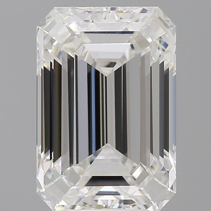 7.03 ct. emerald Lab Grown Diamond front image