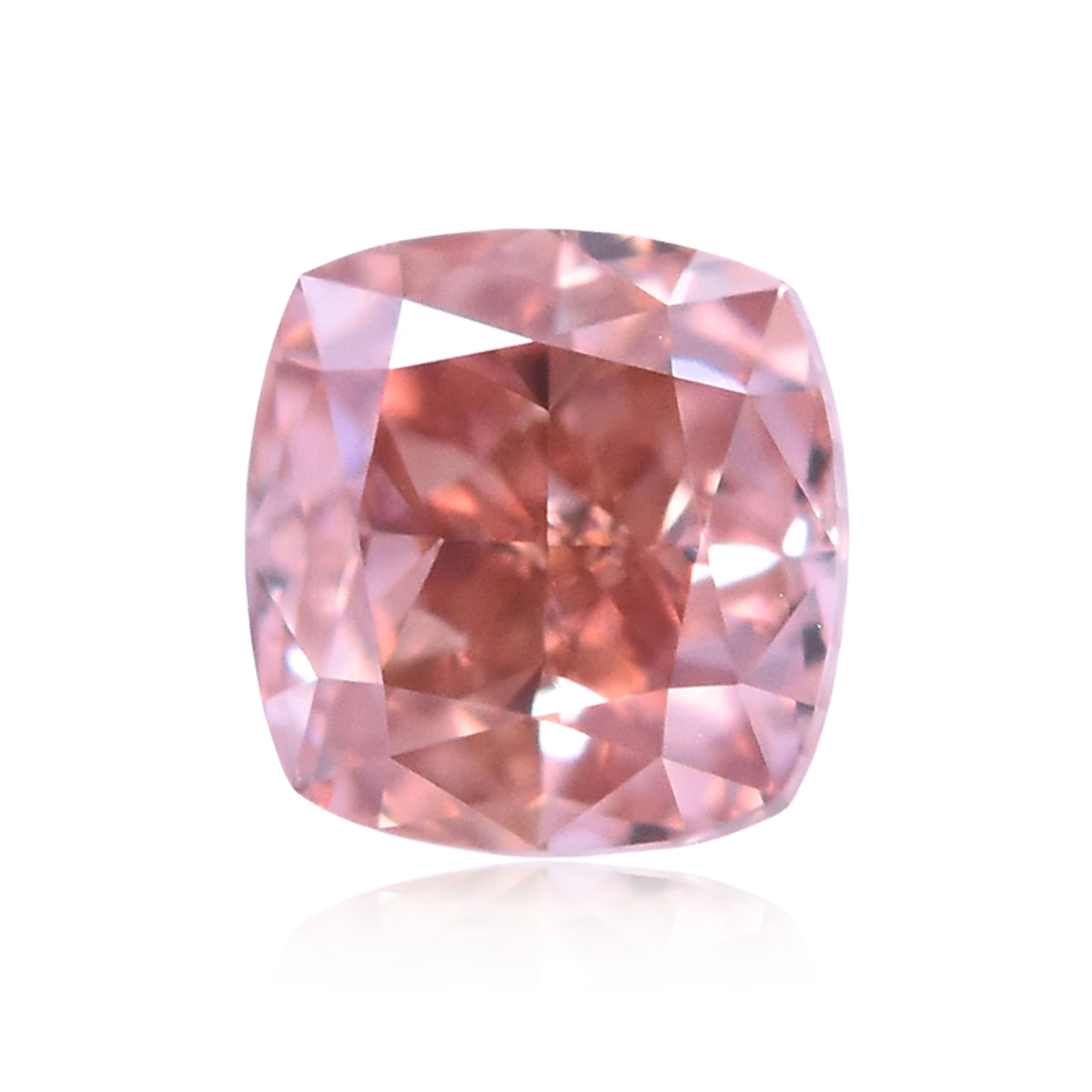 Diament 0.3 ct Fancy Deep Orangey Pink/VS2