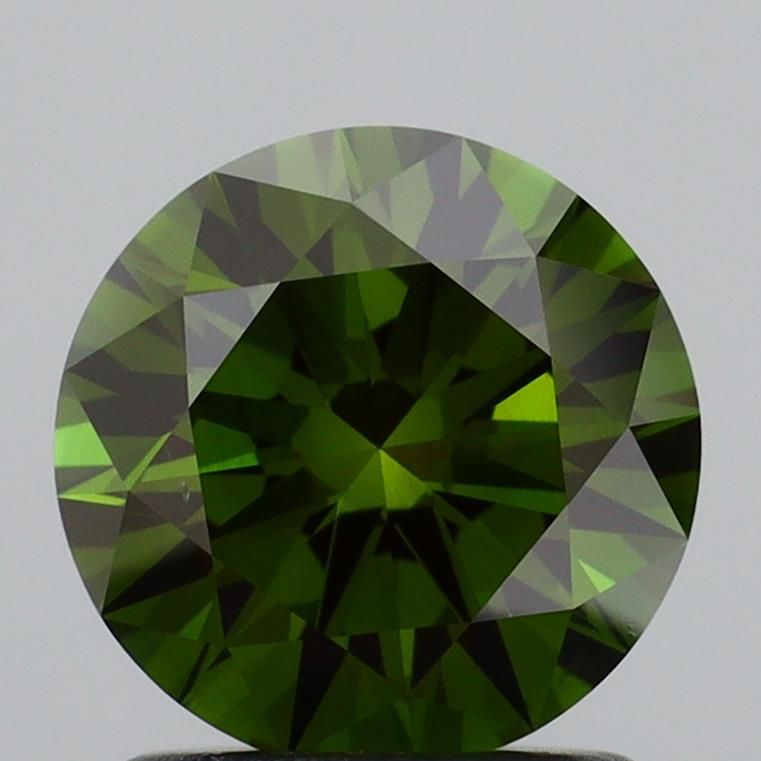 1.35 CT Fancy Deep Green ROUND