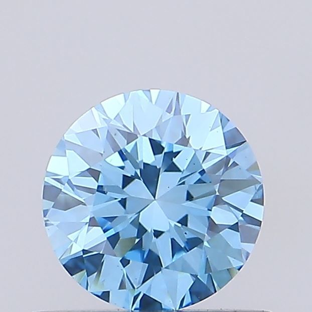 0.6 CT Fancy Vivid Blue ROUND