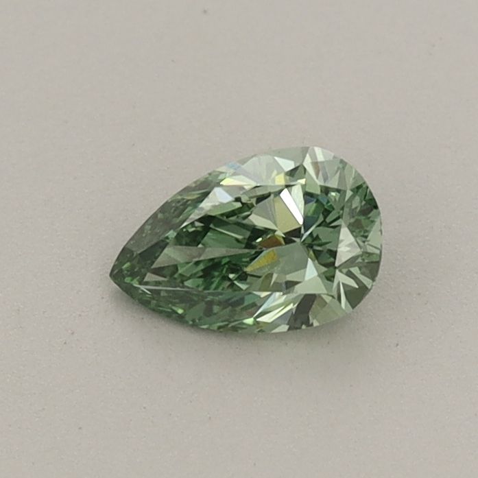 0.3 CT Fancy Vivid Green PEAR