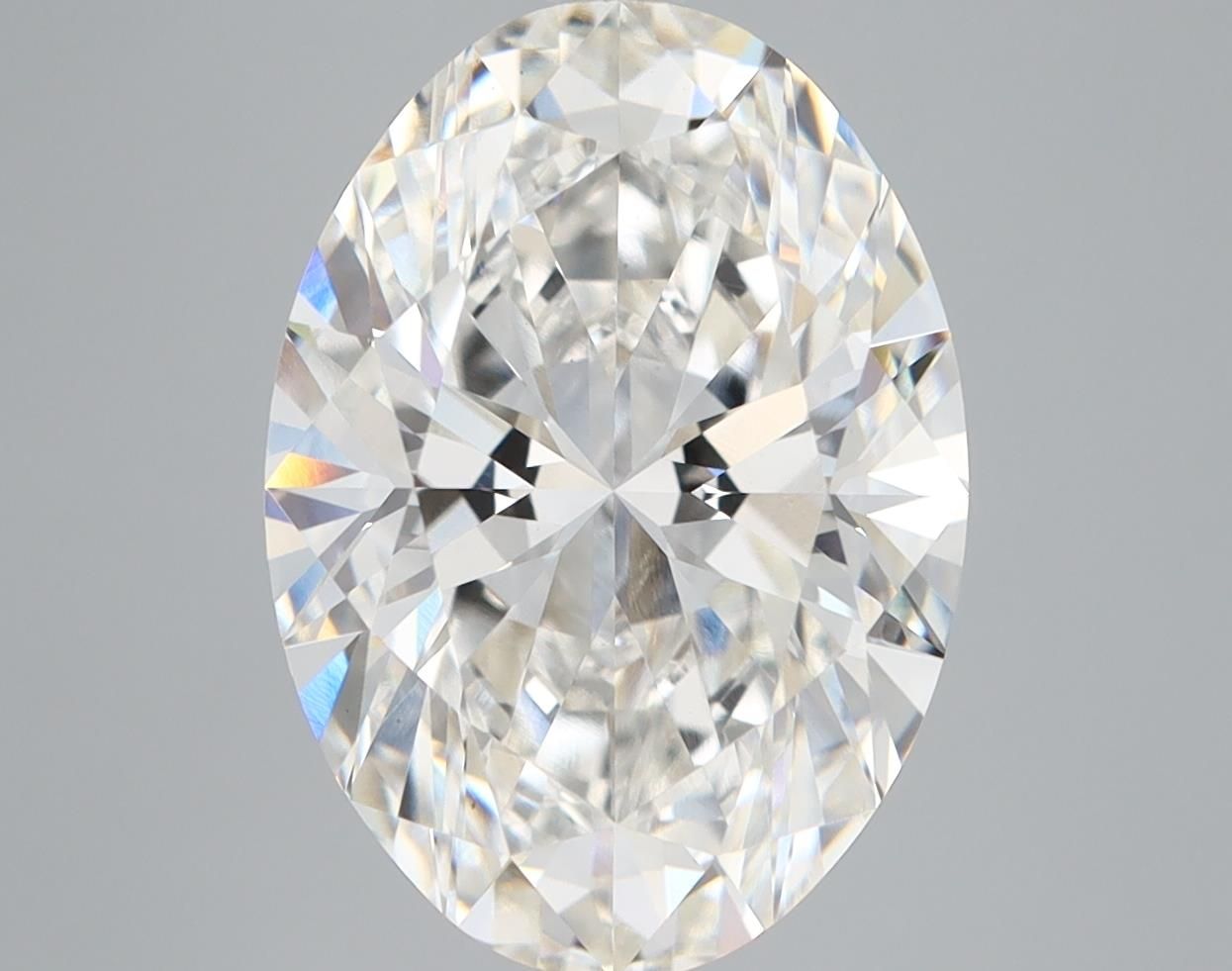 5.09 ct. oval Lab Grown Diamond front image