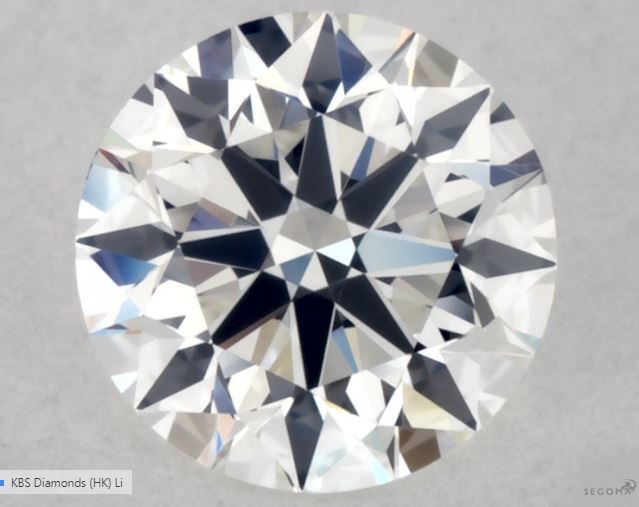 0.57 ct Round diamond