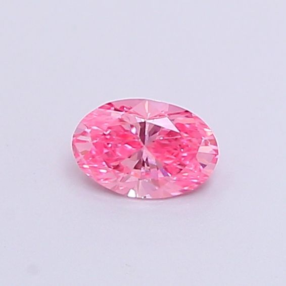 0.3 CT Fancy Vivid Pink OVAL