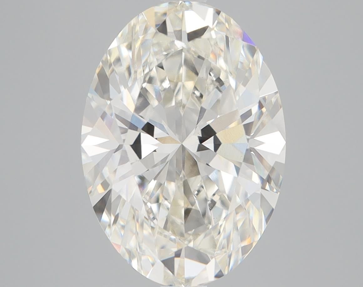 4.05 ct. oval Lab Grown Diamond front image