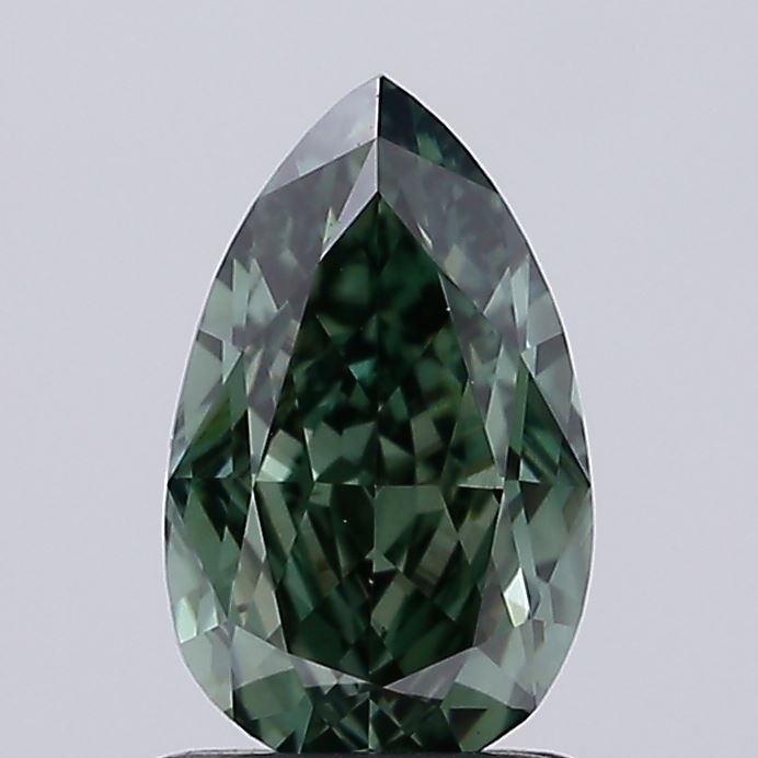 1.42 CT Fancy Deep Green PEAR