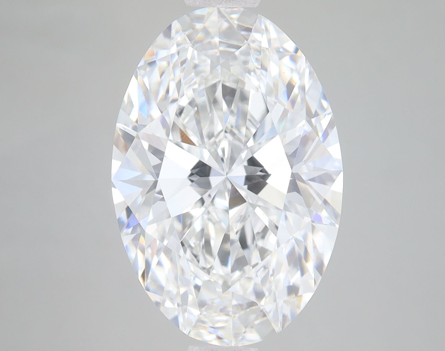 6.07 ct. oval Lab Grown Diamond front image
