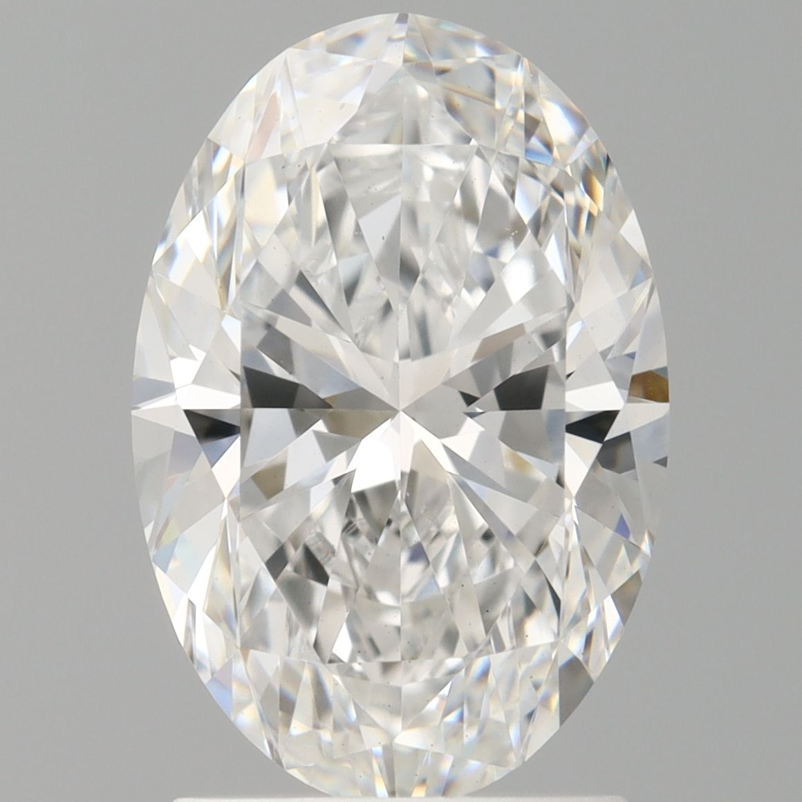 2.10 ct. oval Lab Grown Diamond front image