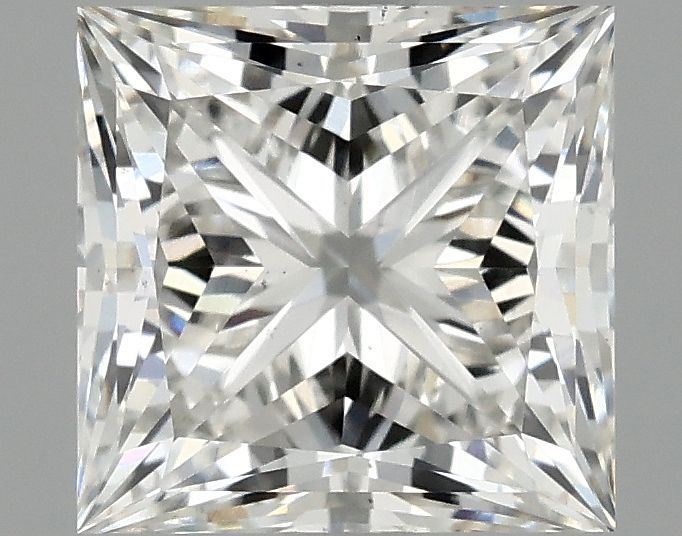 2.10 ct. princess Lab Grown Diamond front image