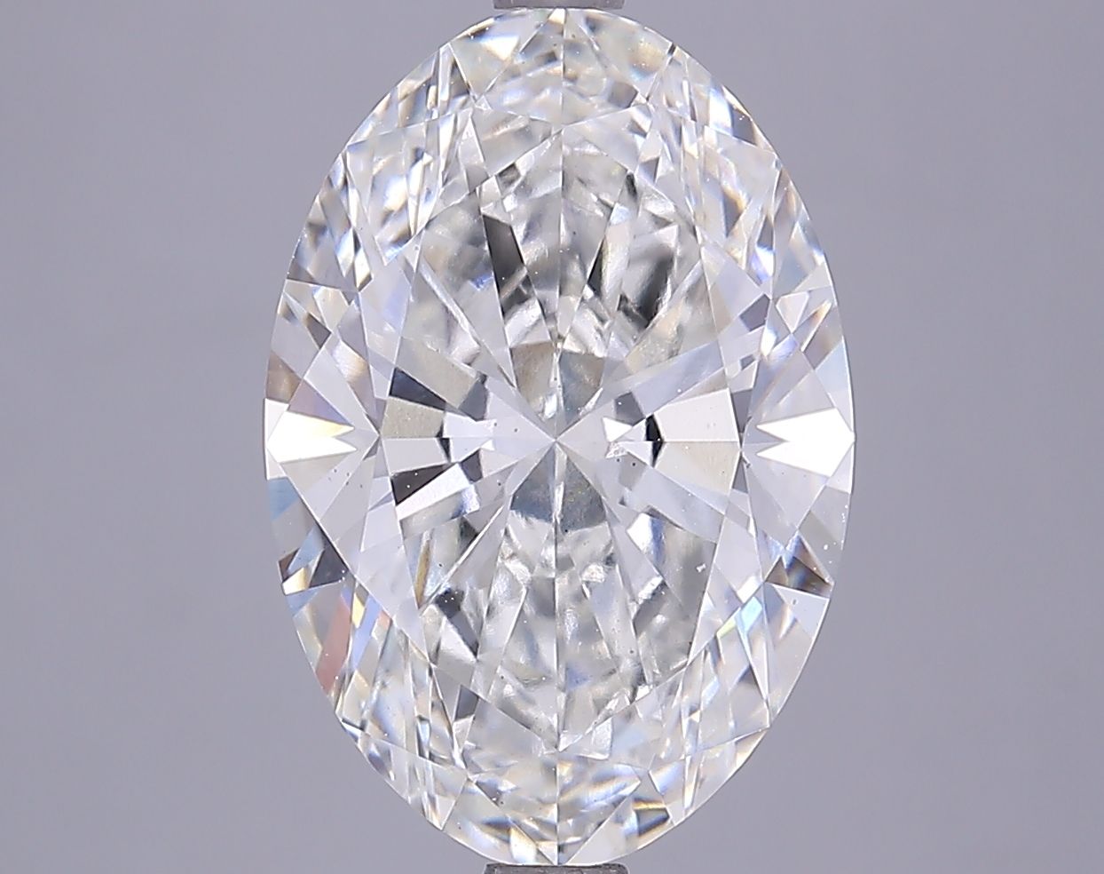 4.87 ct. oval Lab Grown Diamond front image