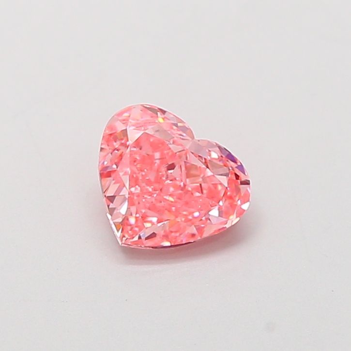 1.0 CT Fancy Vivid Pink HEART