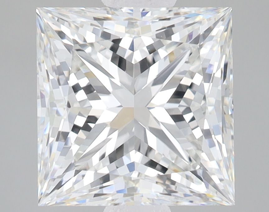 3.28 ct. princess Lab Grown Diamond front image