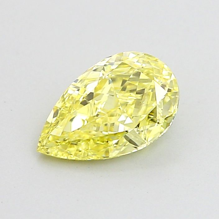 1.09 CT Fancy Intense Yellow PEAR