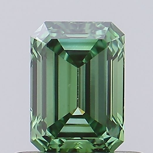 0.52 CT Fancy Vivid Green EMERALD