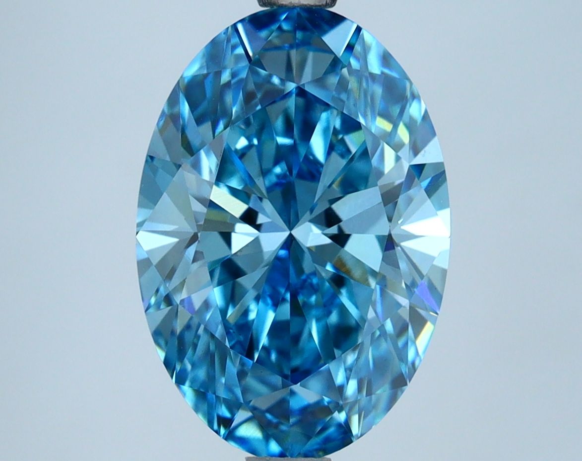 3.70 ct. oval Lab Grown Diamond front image