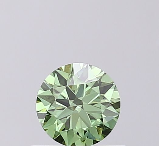 0.4 CT Fancy Vivid Green ROUND