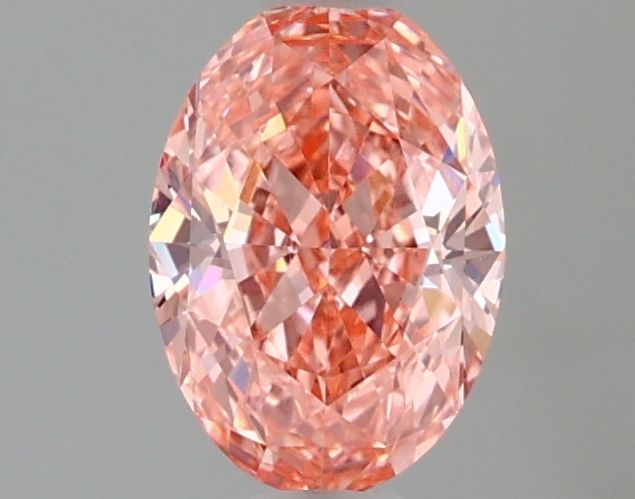 1.04 CT Fancy Vivid Pink OVAL