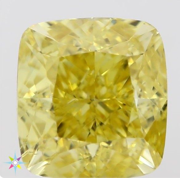 Diament 1.0 ct Fancy Vivid Yellow/SI1