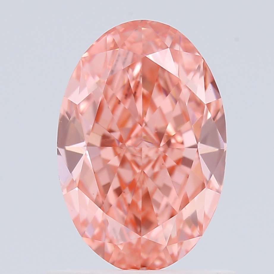 1.07 CT Fancy Vivid Pink OVAL