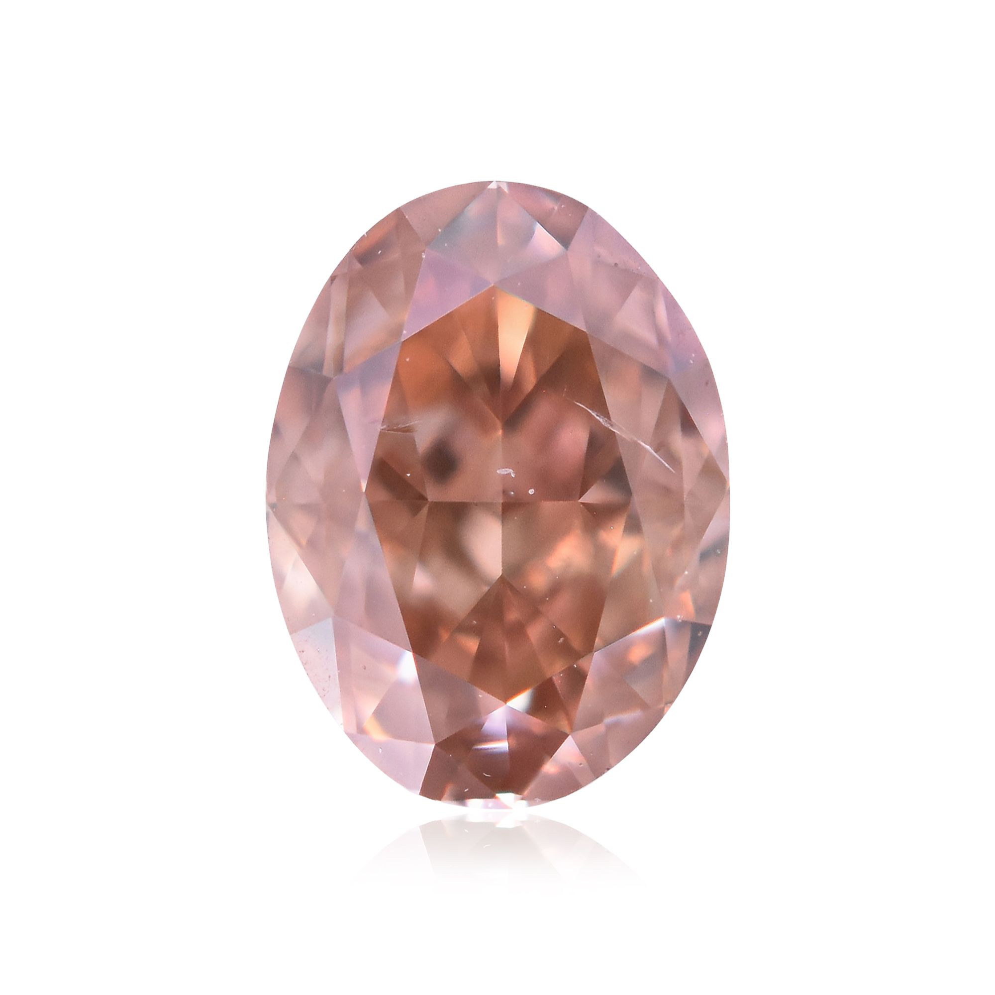 Diament 0.34 ct Fancy Deep Brown Pink/