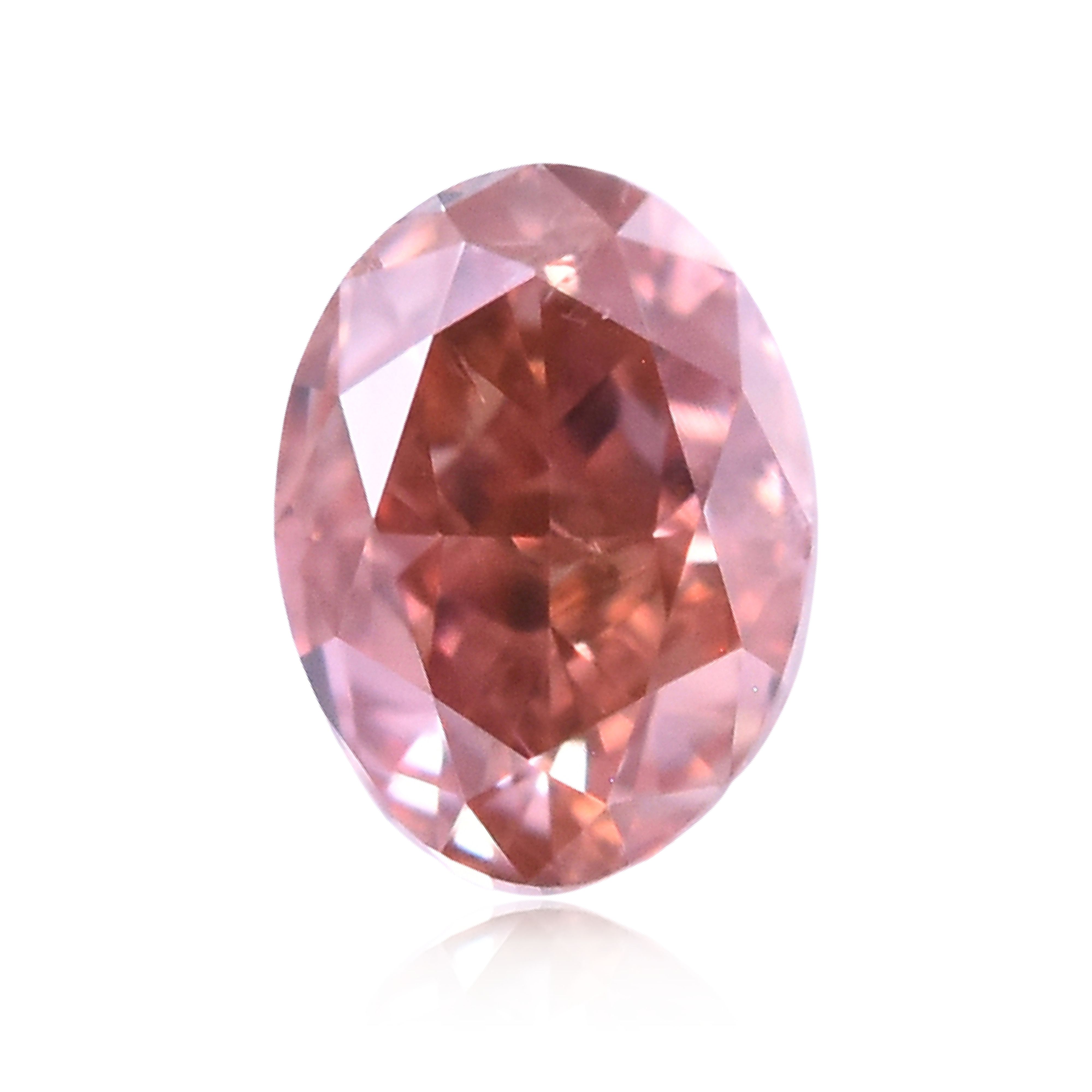 Diament 0.24 ct Fancy Deep Orangey Pink/SI2