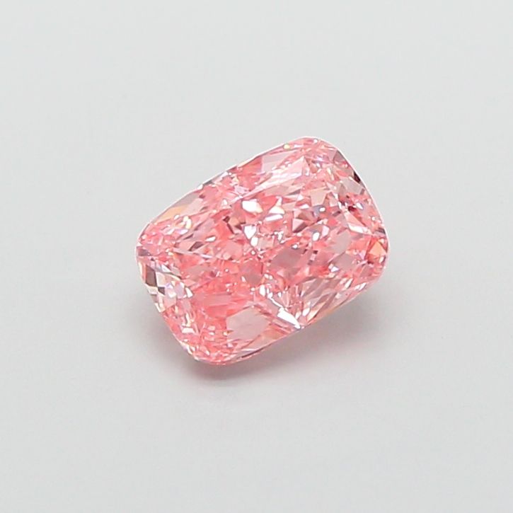 1.52 CT Fancy Vivid Pink CUSHION MODIFIED