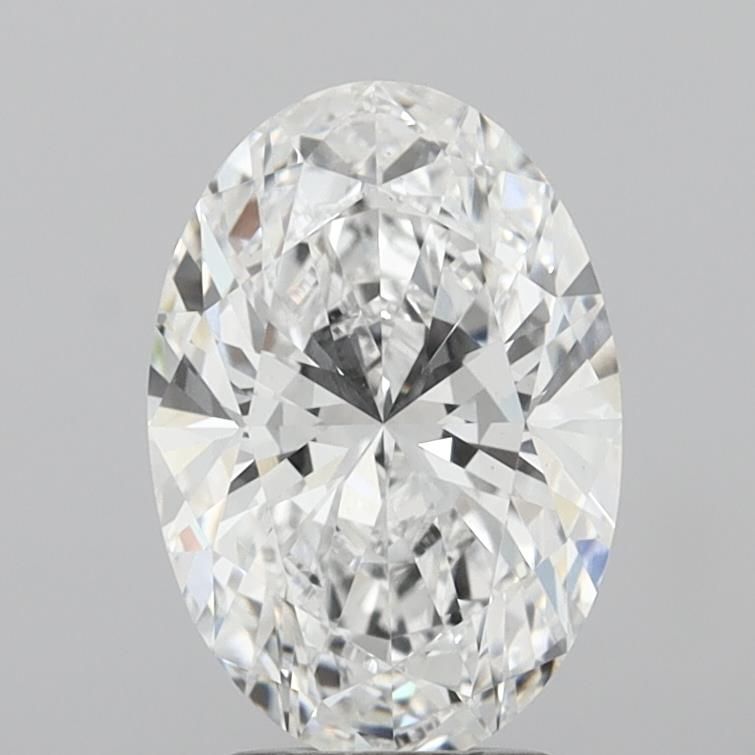 3.04 ct. oval Lab Grown Diamond front image