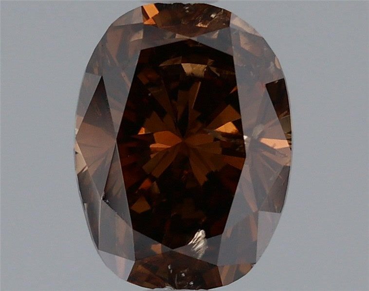 Diament 1.53 ct Fancy Dark Orangey Brown/