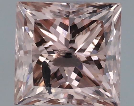 Diament 0.39 ct Fancy Brownish Orangey Pink/
