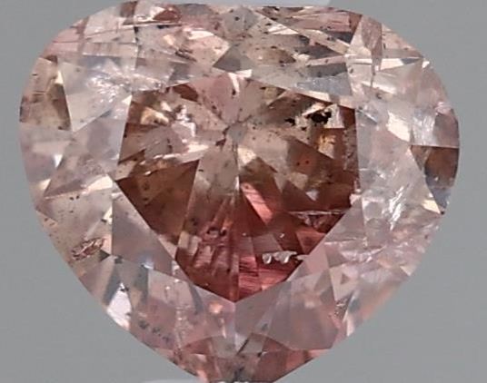 Diament 0.34 ct Fancy Brownish Orangey Pink/