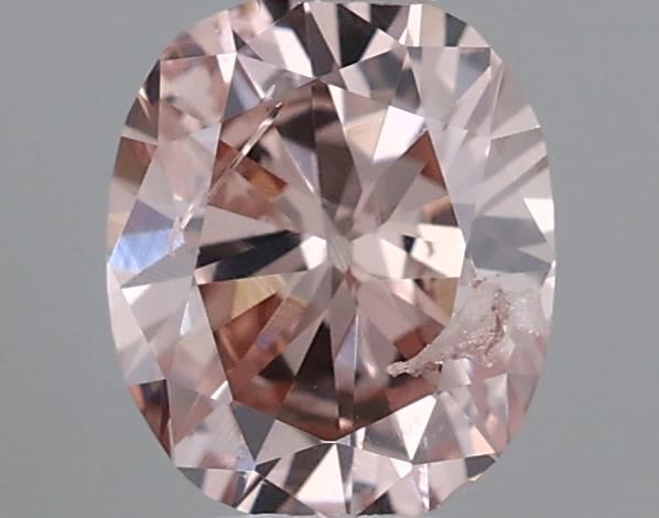 Diament 0.32 ct Fancy Brownish Orangey Pink/