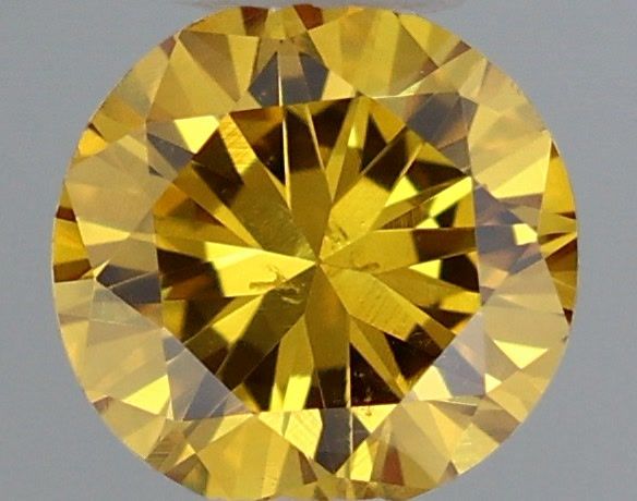 Diament 0.24 ct Fancy Deep Orangey Yellow/