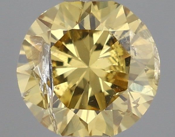 Diament 0.37 ct Fancy Intense Orangey Yellow/
