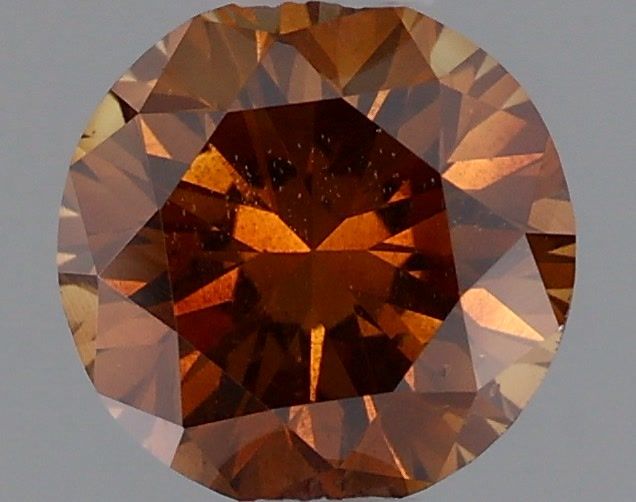 Diament 0.35 ct Fancy Deep Brown Orange/