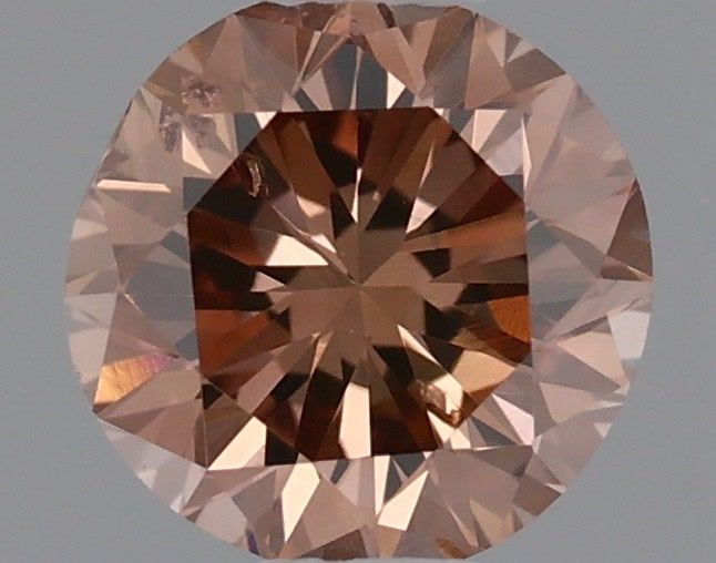 Diament 0.35 ct Fancy Brown Orange/