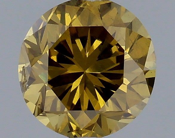 Diament 0.27 ct Fancy Deep Brownish Greenish Yellow/