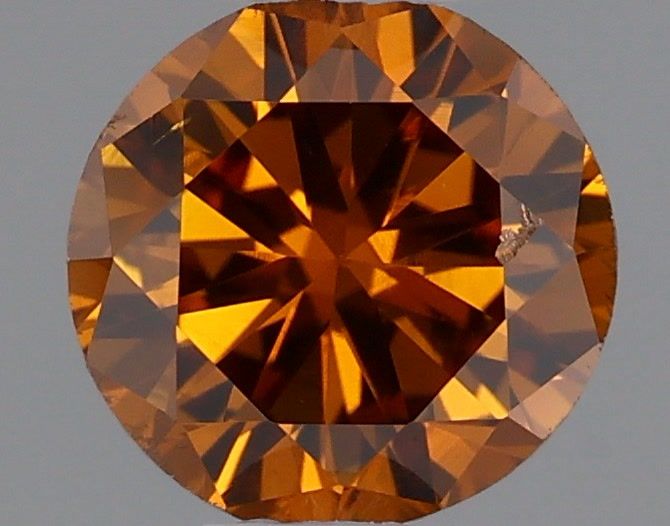 Diament 0.31 ct Fancy Deep Brown Orange/