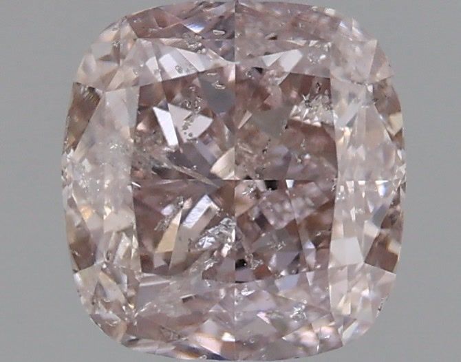 Diament 1.0 ct Fancy Brownish Pink/I2