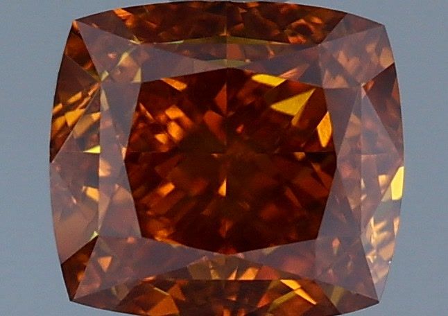 Diament 1.0 ct Fancy Deep Brown Orange/I1