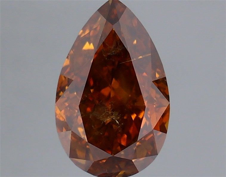 Diament 1.01 ct Fancy Deep Brown Orange/I2