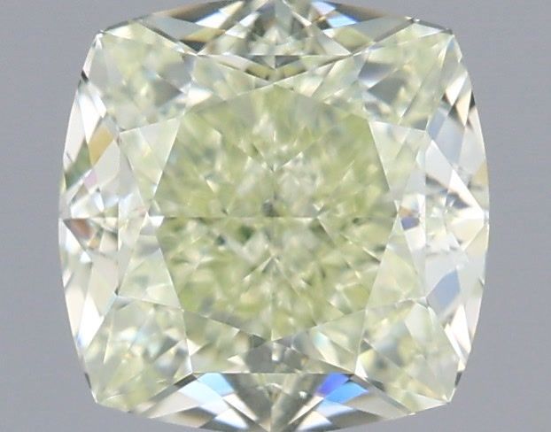 Diament 1.38 ct Light Green Yellow/VVS2