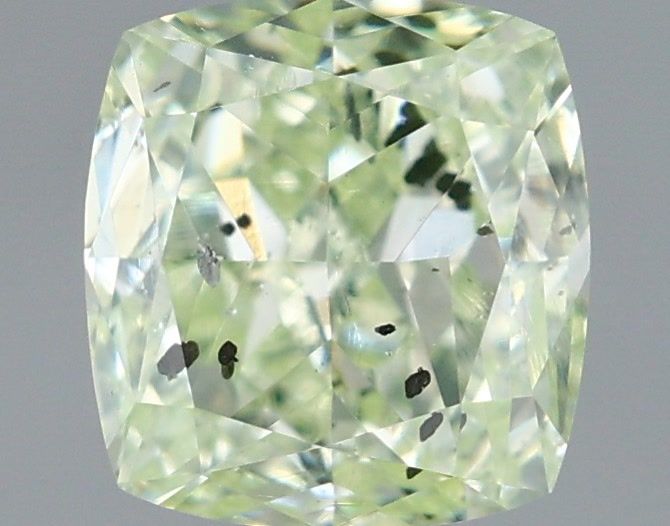 Diament 0.96 ct Fancy Light Green/I1
