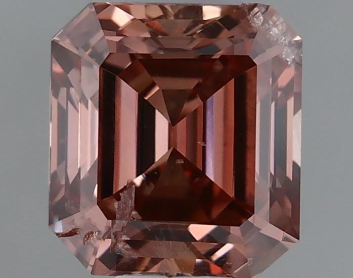 Diament 0.52 ct Fancy Deep Brown Pink/