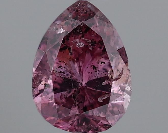 Diament 0.23 ct Fancy Brownish Purple Pink/