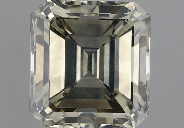 Diament 0.83 ct Fancy Dark Brown Greenish Yellow/