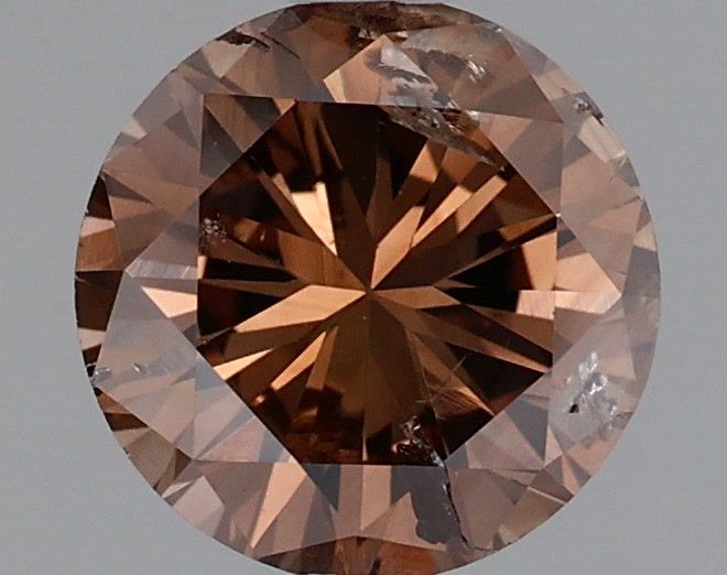 Diament 1.23 ct Fancy Dark Orangey Brown/
