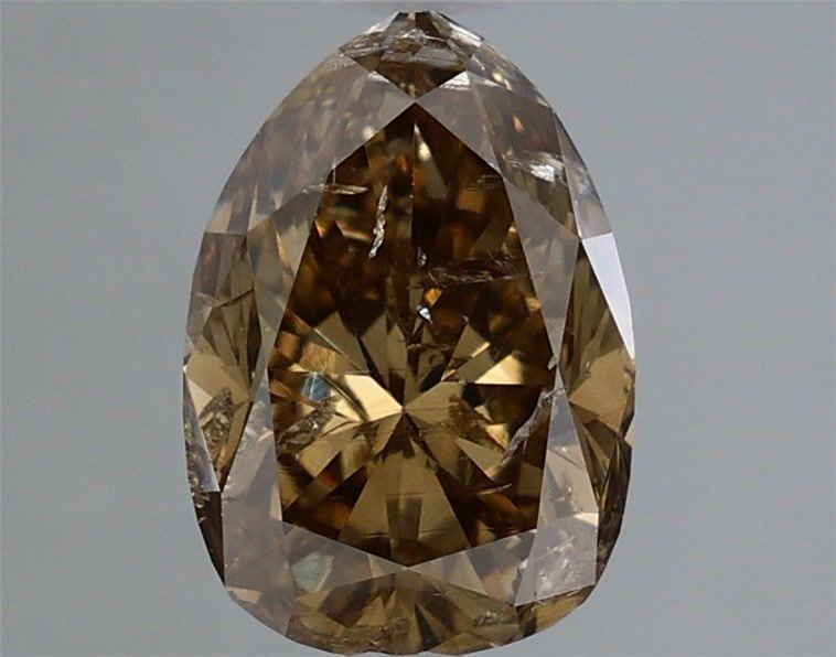 Diament 1.04 ct Fancy Dark Yellowish Brown/